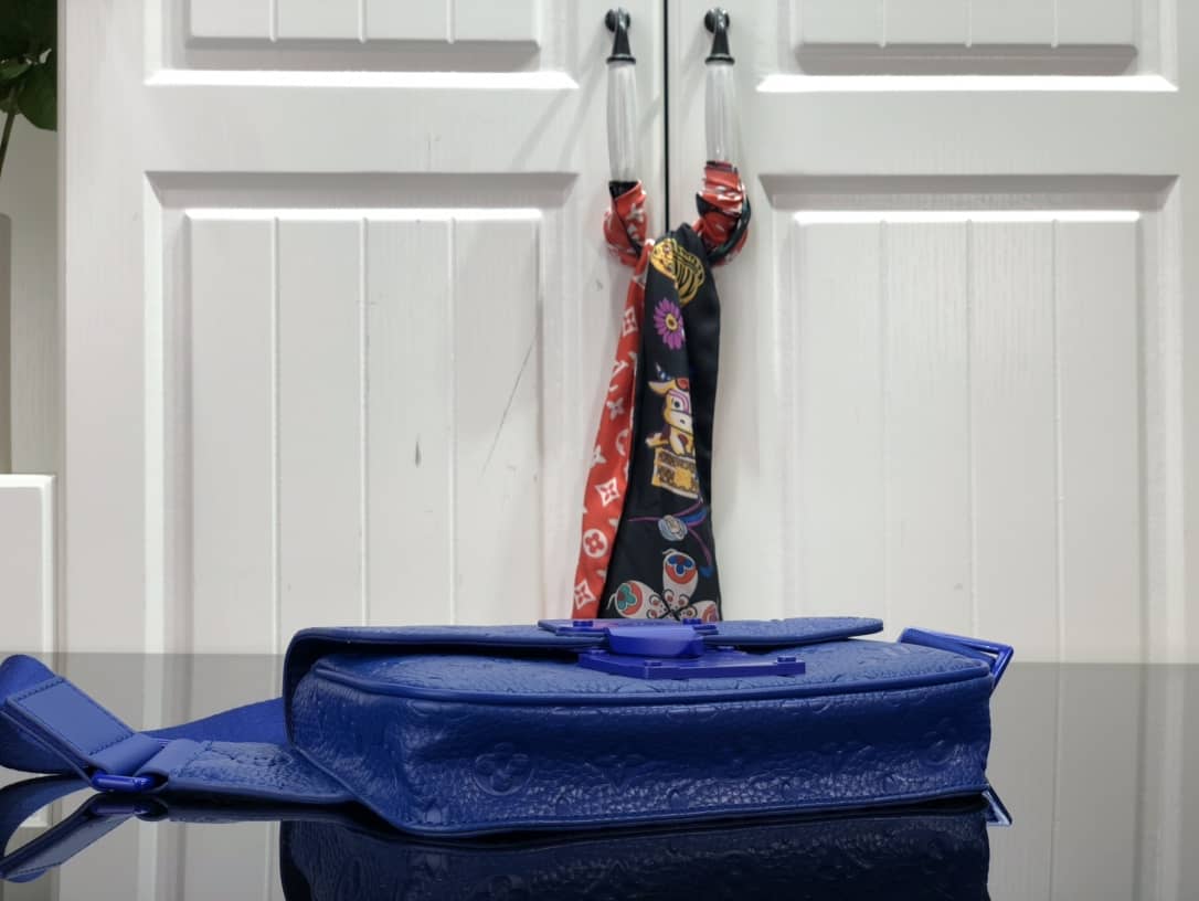 Louis Vuitton S Lock Sling Crossbody Bag Replica Blue M58487