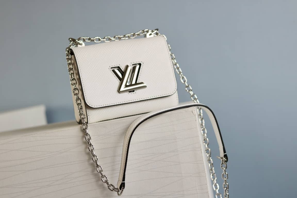 Louis Vuitton Replica Twist MM Epi Leather Bag White