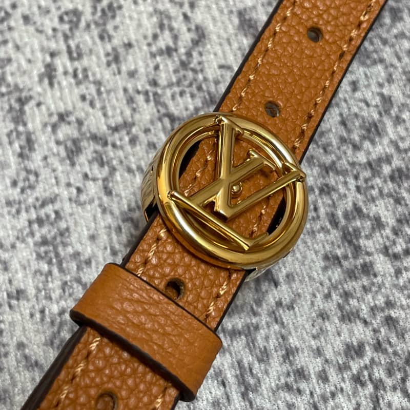 Louis Vuitton Pont 9 Soft MM Grained Calfskin Leather Replica Bag Orange M58968