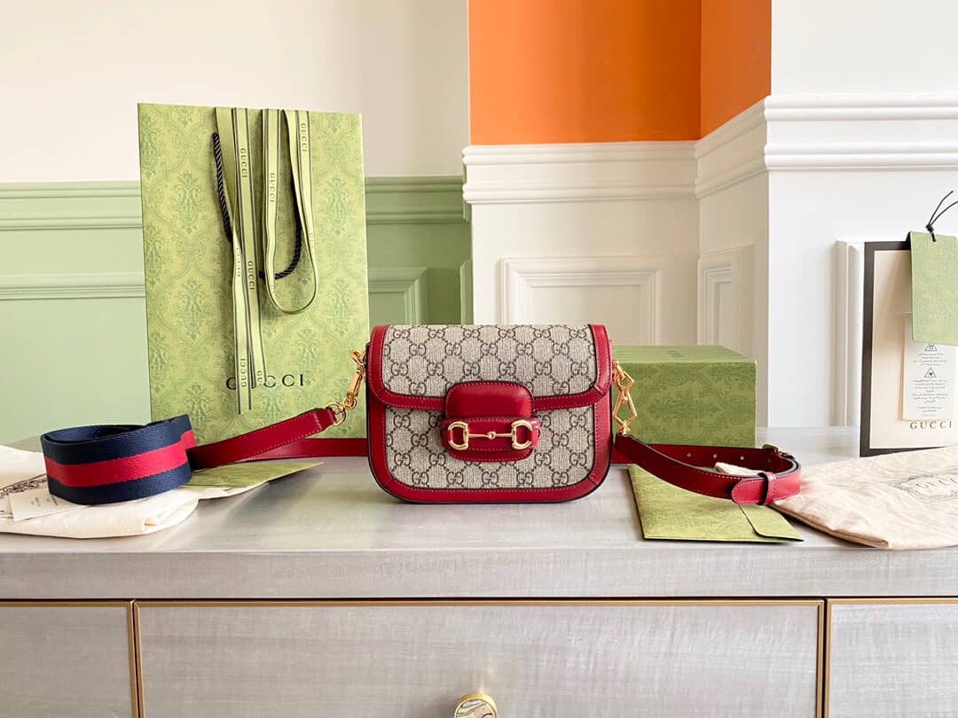 Gucci Horsebit 1955 Mini Bag Replica Red 658574