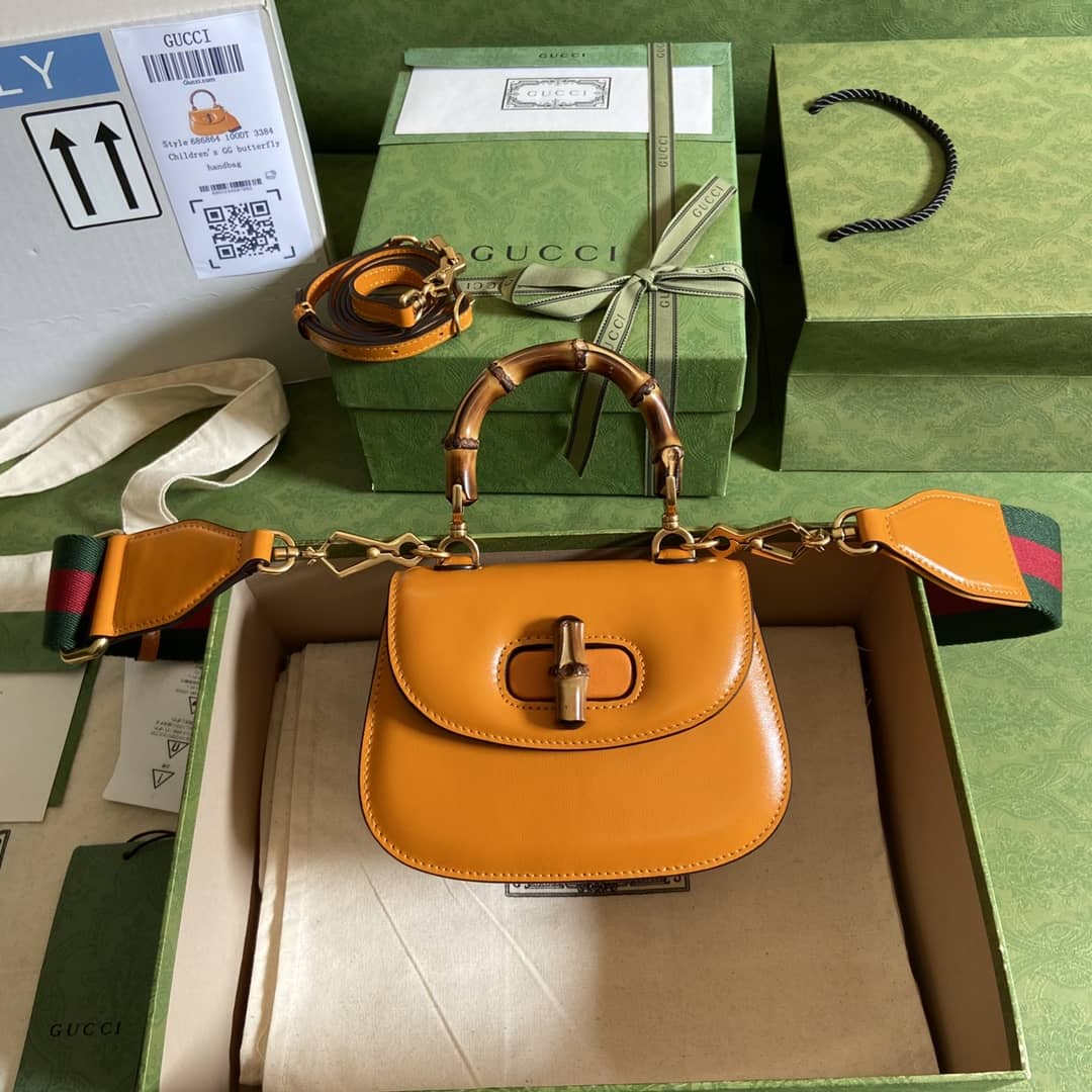 Gucci Bamboo 1947 Mini Top Handle Shoulder Bag 686864 Replica