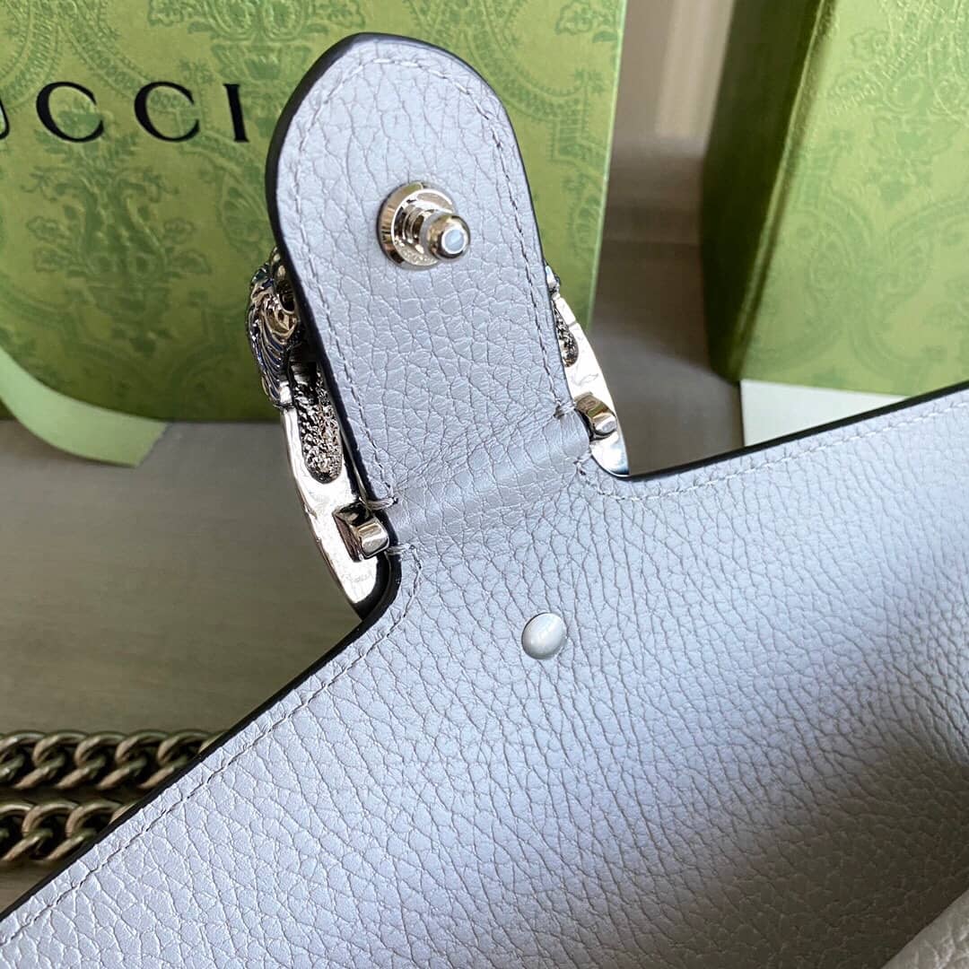 Gucci GG Dionysus Small Shoulder Bag Replica Gray 499623