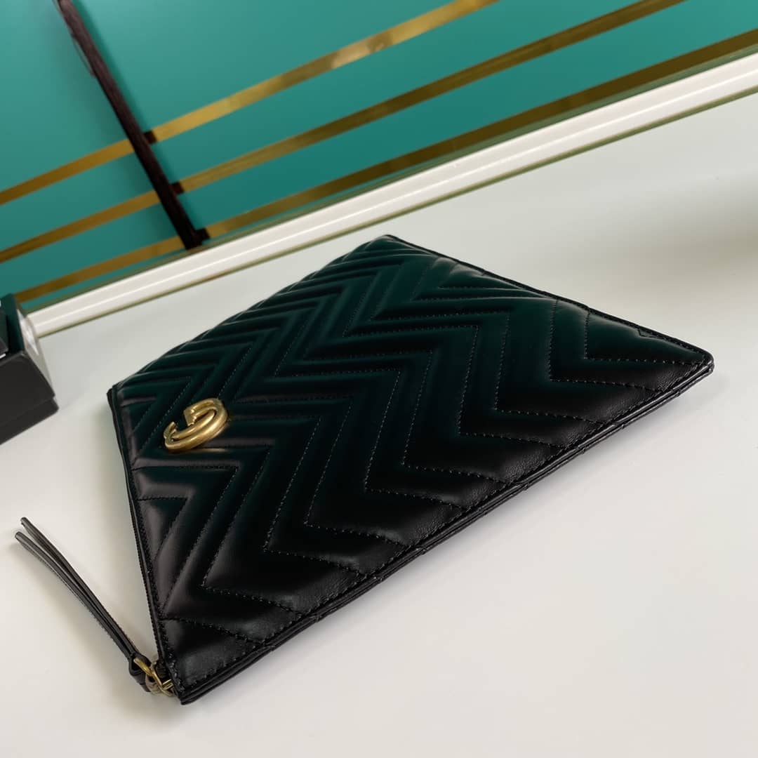 Gucci GG Marmont Leather Clutch Replica 476440