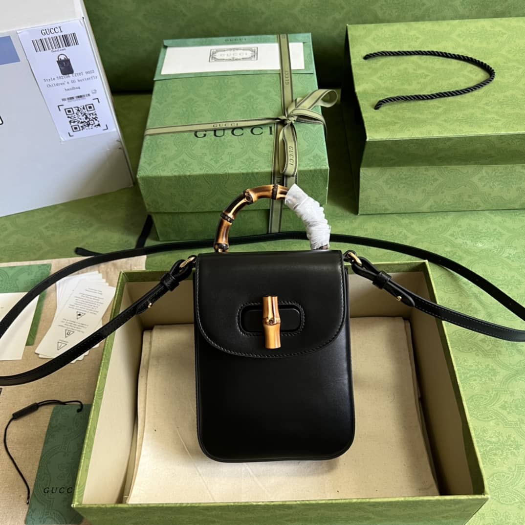 Gucci Bamboo Mini Crossbody Handbag 702106 Replica