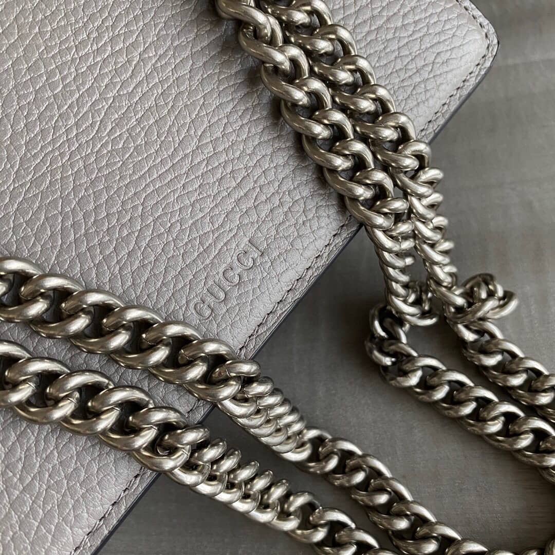 Gucci Dionysus Dupe GG Supreme Dionysus 2way Mini Chain Shoulder Bag Replica Gray 421970