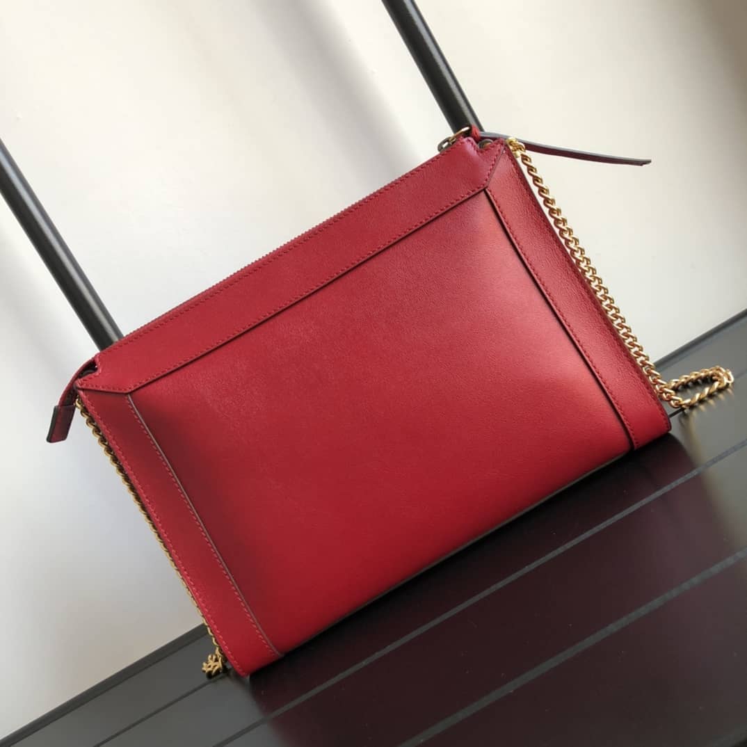 Gucci Small Shoulder Bag With Double G Replica Red 648999