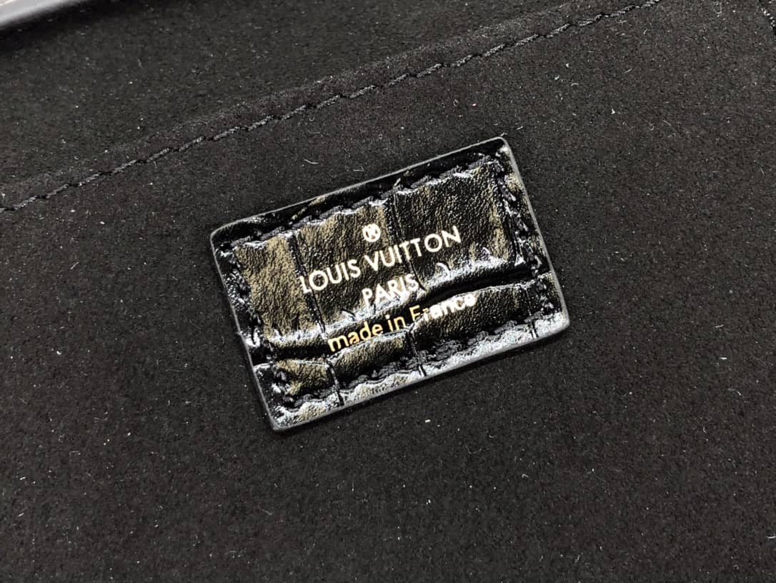 Louis Vuitton Petit Sac Plat Flat Shoulder Bag Replica Black M80169