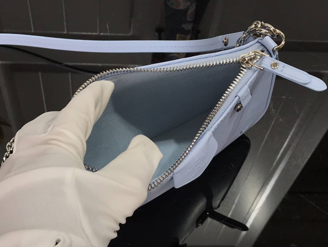 Louis Vuitton Epi Easy Pouch On Strap Replica Bag Blue M80471
