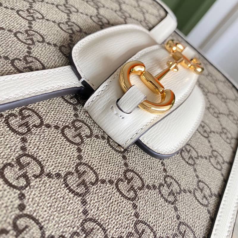 Gucci Horsebit 1955 Shoulder Bag Replica Gray 602204