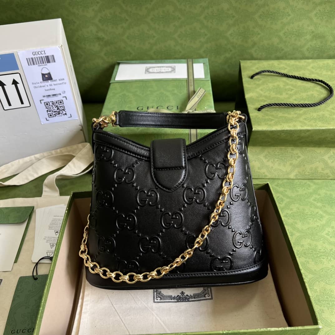 Gucci Small GG Black 675788 Replica Shoulder Bag