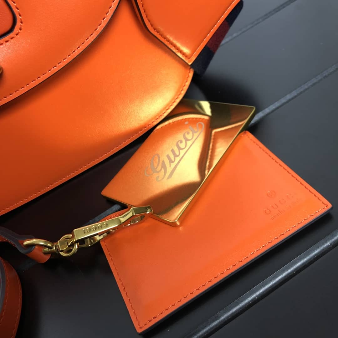 Gucci Bamboo 1947 Small Top Handle Bag 675797 Red Replica