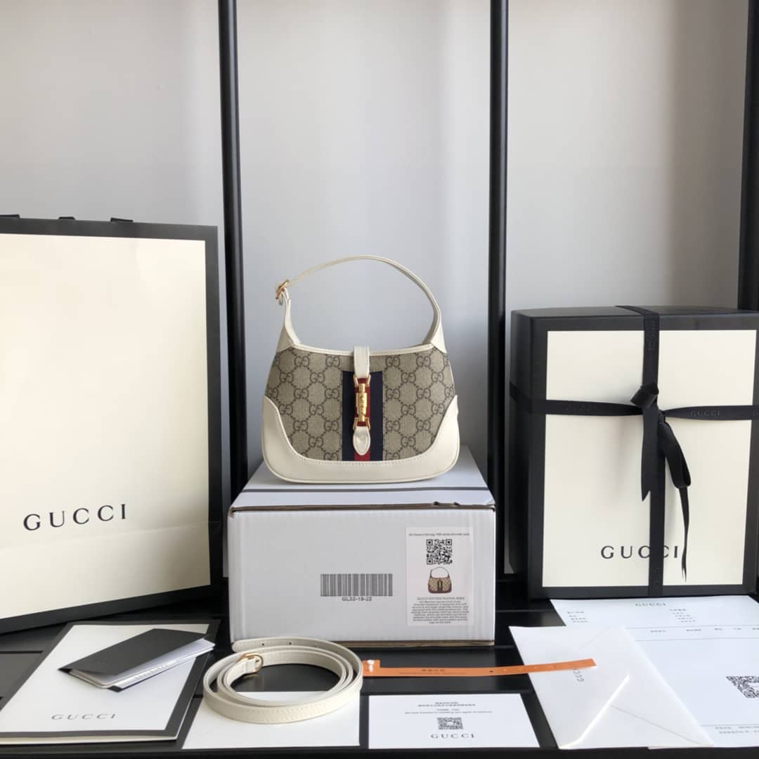 Gucci Jackie 1961 Mini Shoulder Bag Replica Gray 637092