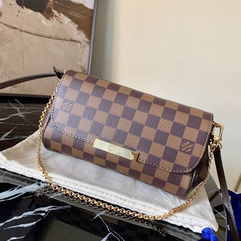 Louis Vuitton Favorite MM Demier Ebene Replica Crossbody Bag N41129