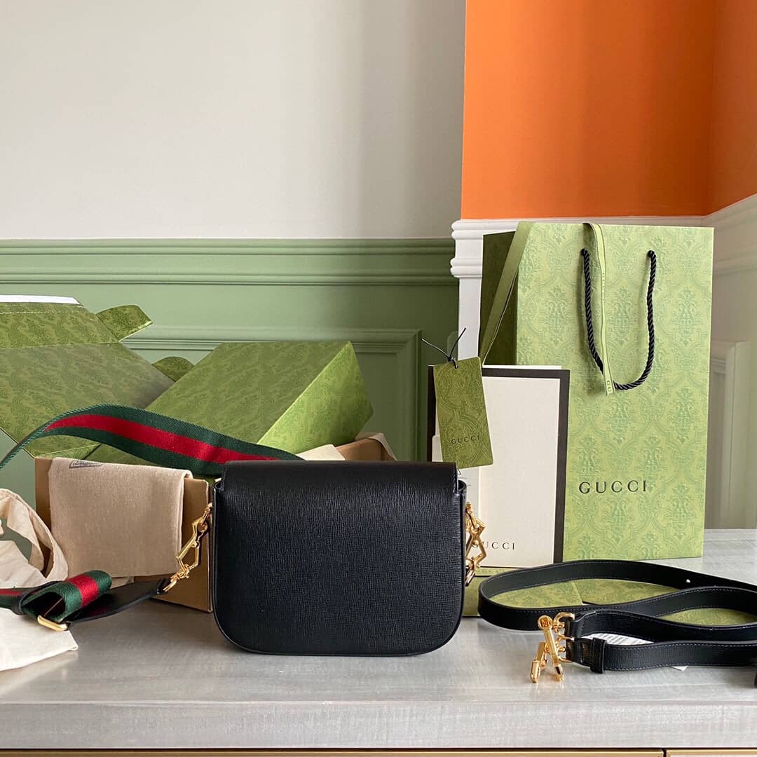 Gucci Horsebit 1955 Mini Bag Replica Black 658574