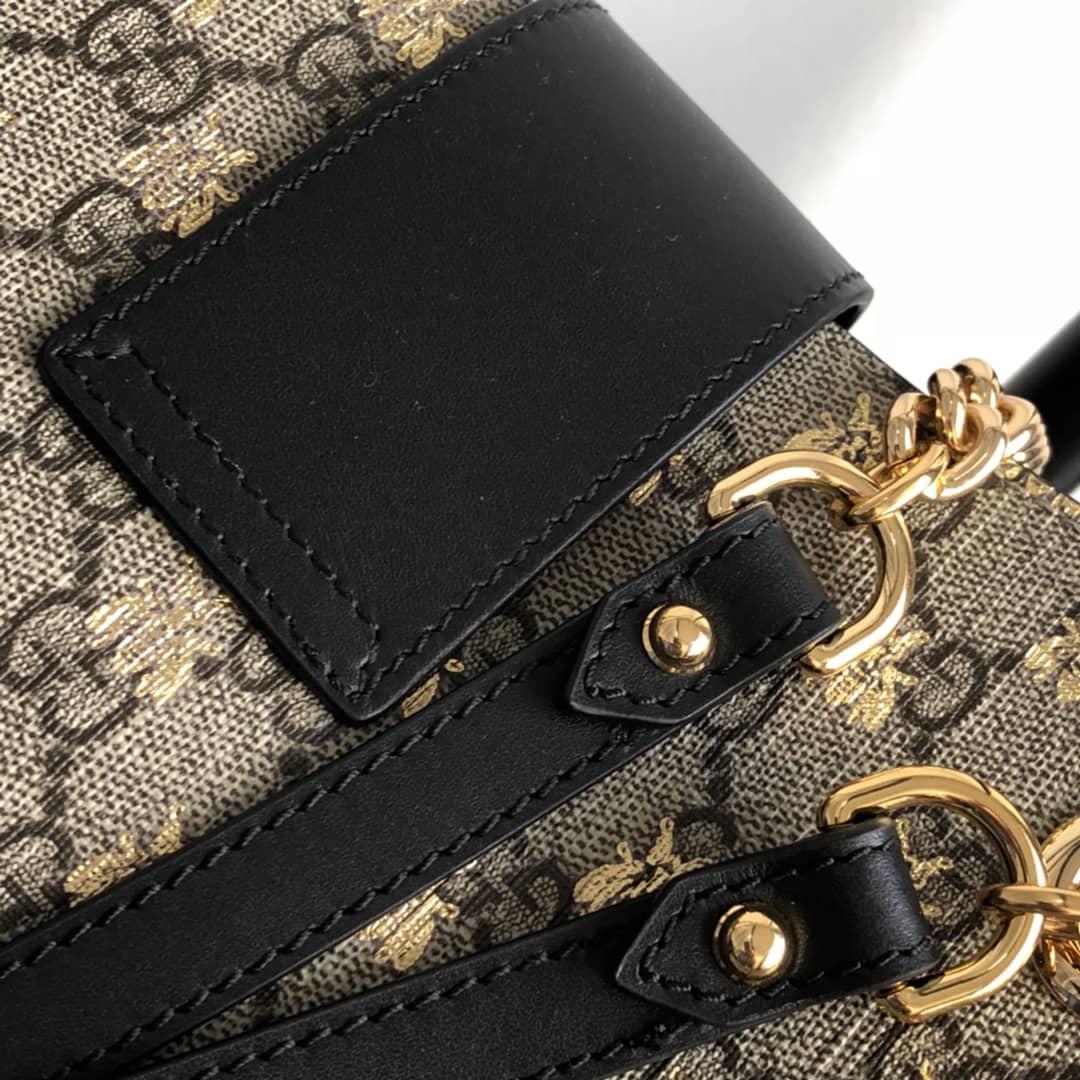Gucci Padlock Medium GG Supreme Shoulder Bag Replica Brown 479197