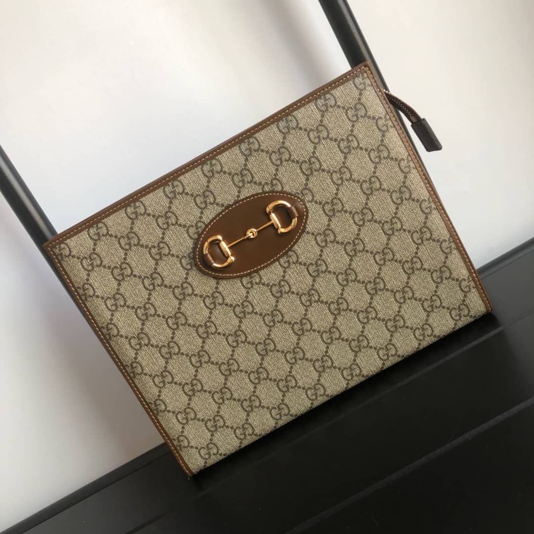 Gucci 1955 Horsebit Pouch Replica Brown 621890