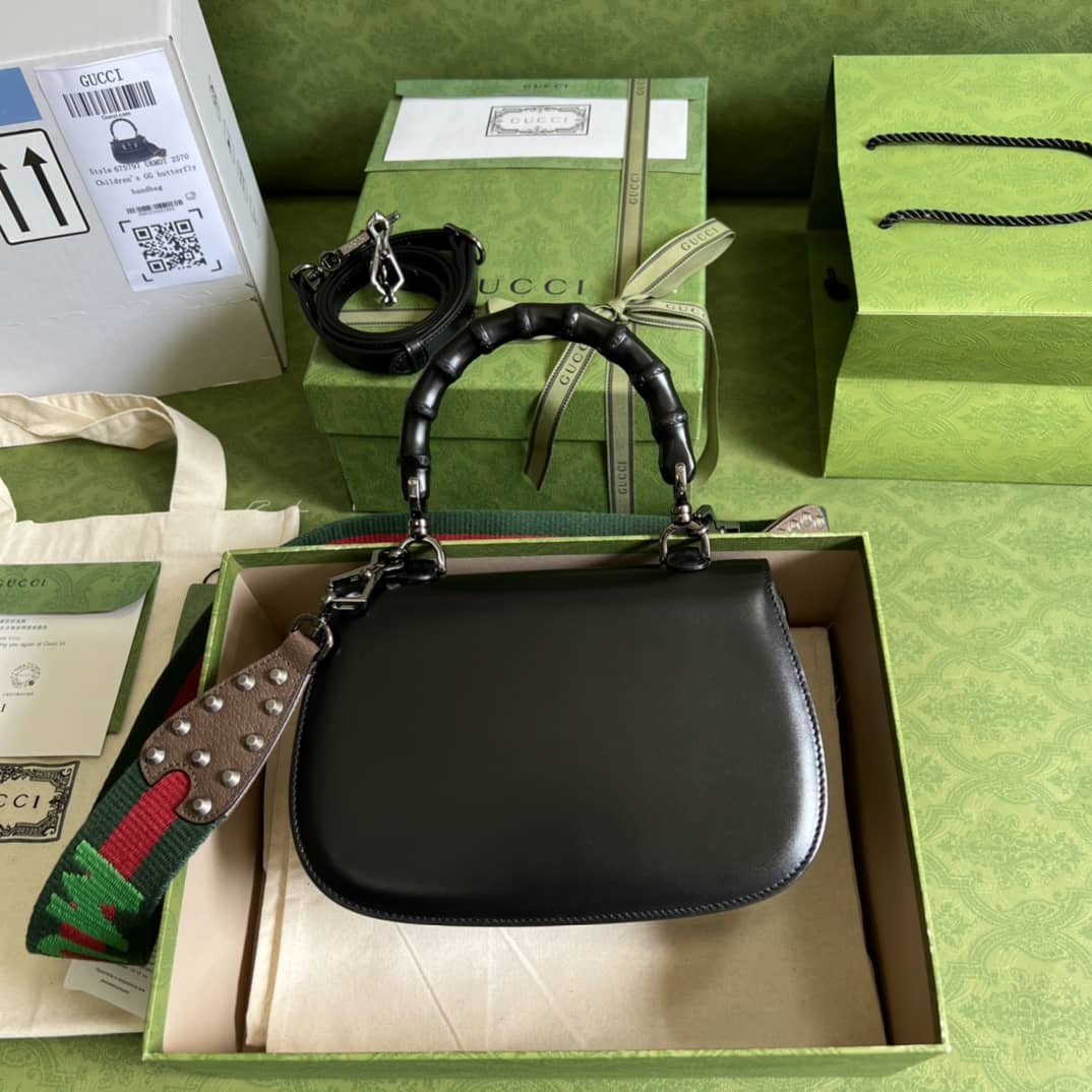 Gucci Bamboo Small Top Handle Bag Replica 675797