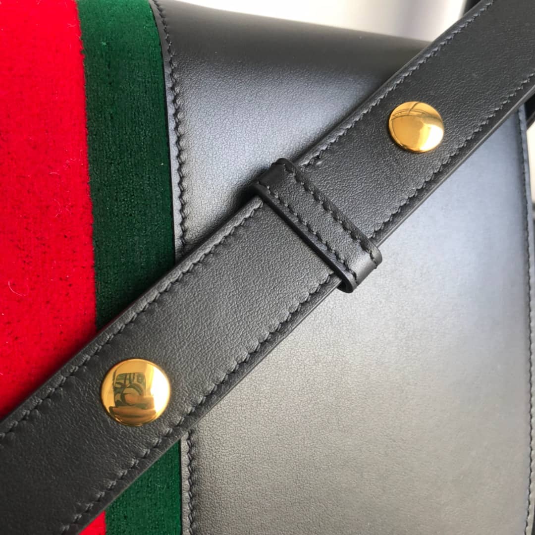 Gucci Horsebit 1955 Shoulder Bag Replica Black 602204