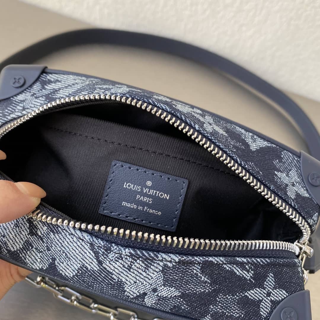 Louis Vuitton Mini Soft Trunk Monogram Tapestry Canvas Replica Bag M80033