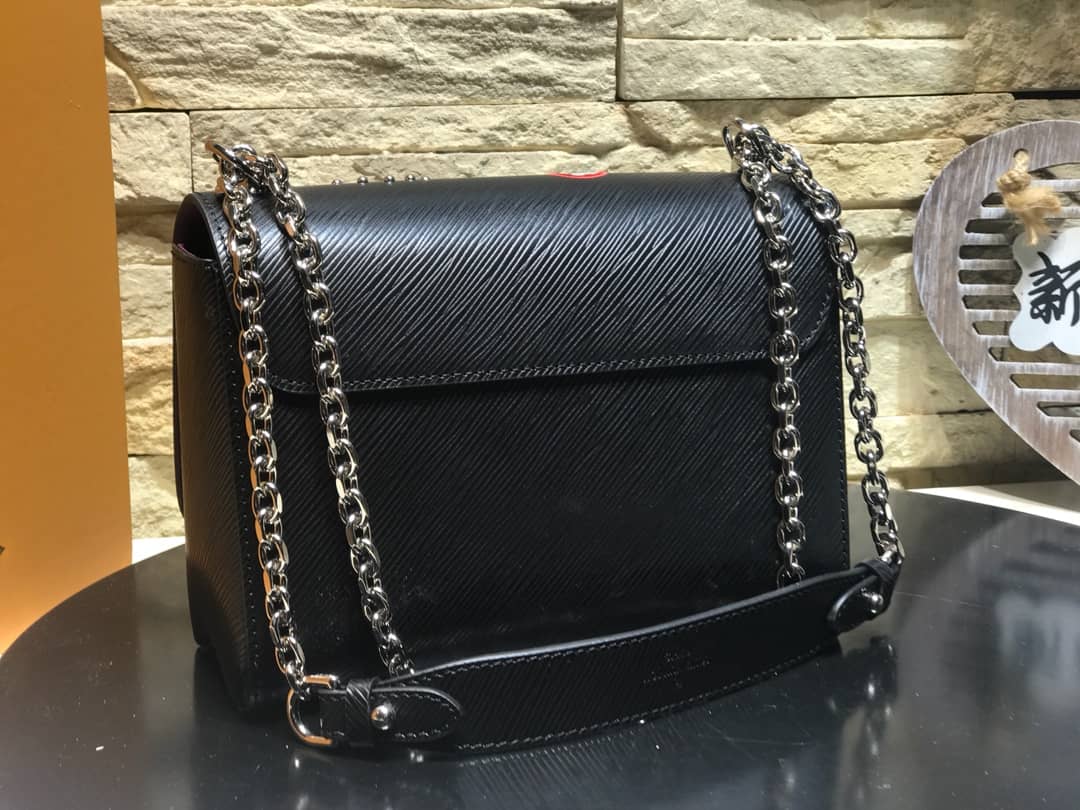 Louis Vuitton Twist MM Bag Black M50296 Replica