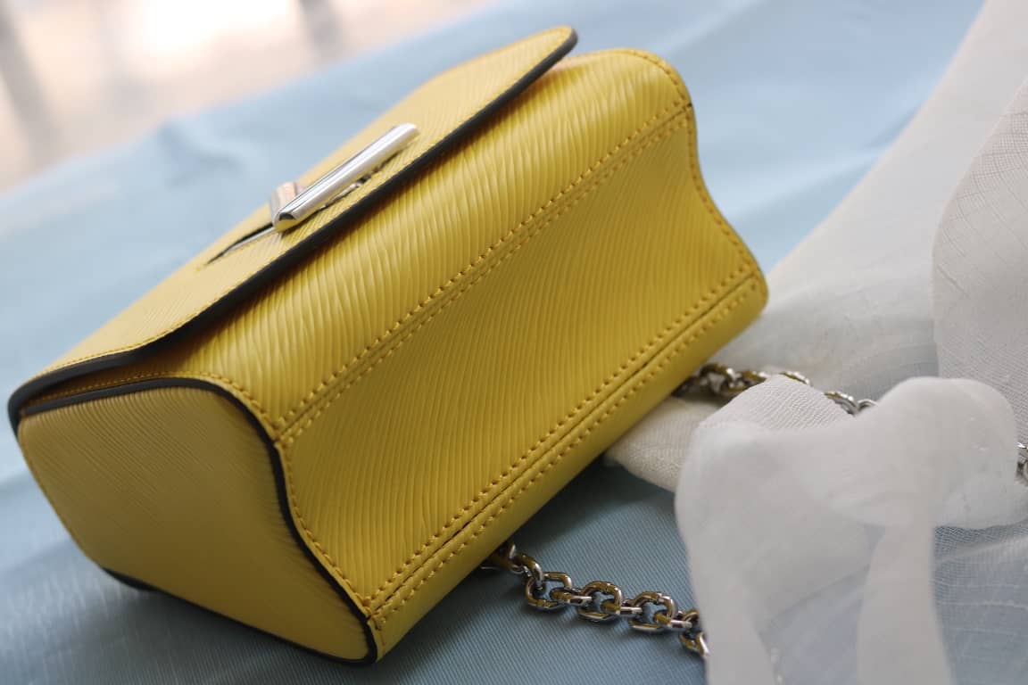 Louis Vuitton Replica Twist MM Epi Leather Bag Yellow