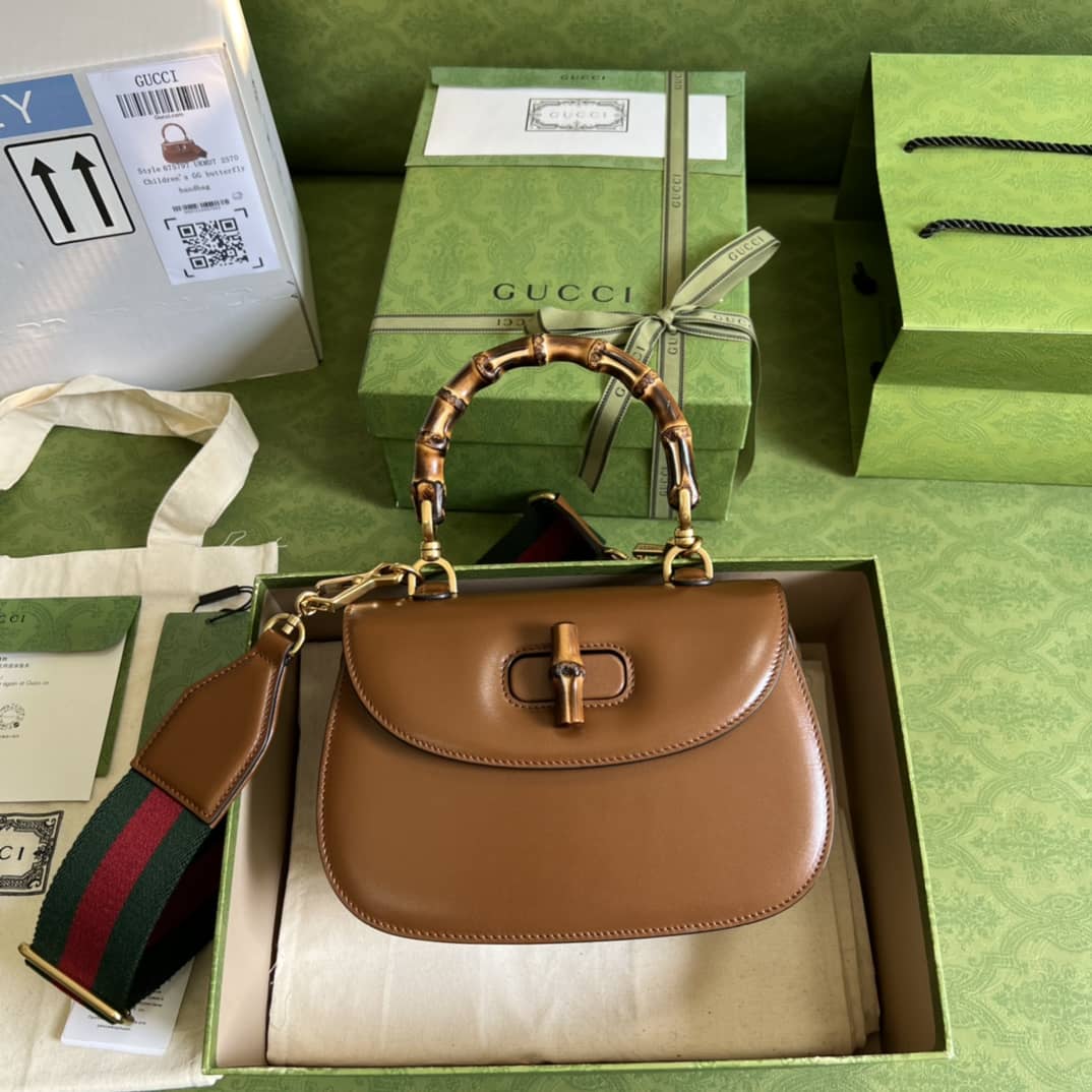 Gucci Bamboo Small Top Handle Bag Replica 675797