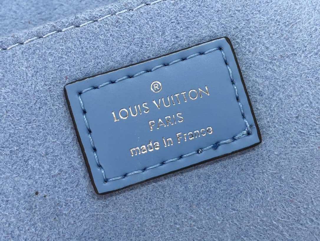 Louis Vuitton Petit Sac Plat Flat Shoulder Bag Replica Blue M80169