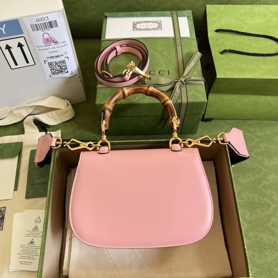 Gucci Bamboo Small Top Handle Bag Replica 675797