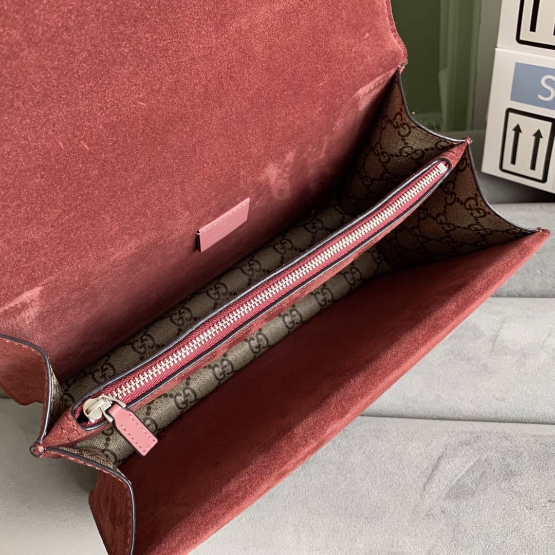 Gucci Dionysus Dupe GG Supreme Dionysus Chain Replica Shoulder Bag Brown 400249