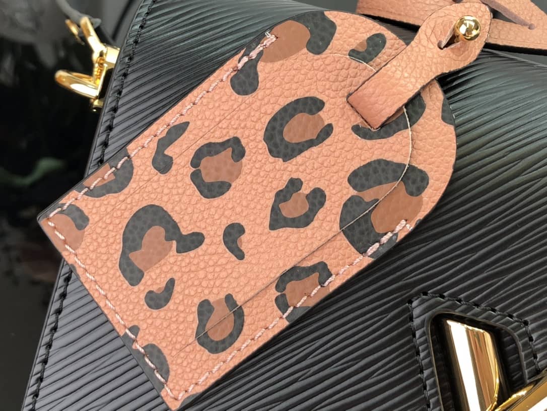 Louis Vuitton Twist MM Epi Grained Leather Replica Bag Black M58689