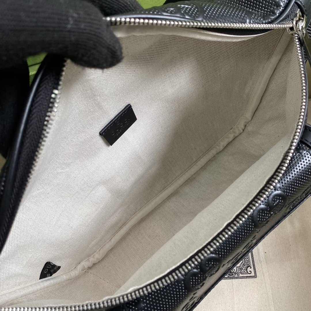 Gucci GG Embossed Leather Belt Bag Bumbag Replica 645093