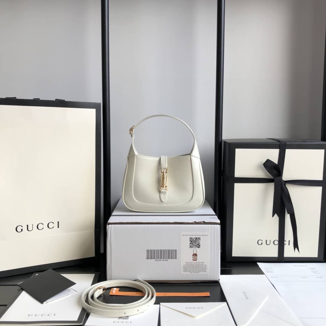 Gucci Jackie 1961 Mini Shoulder Bag Replica White 637092