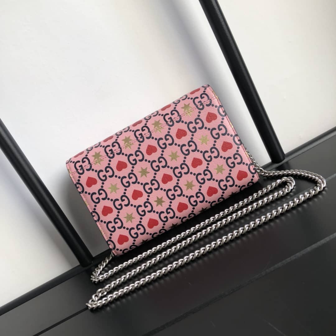 Gucci Dionysus Chain Wallet Shoulder Bag Replica Pink 401231
