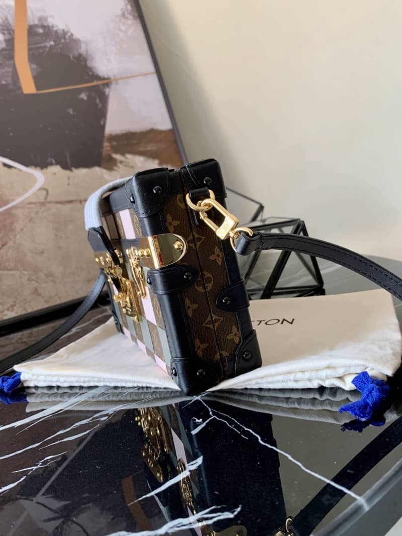 Louis Vuitton Peptite Malle 2 Tone Replica Trunk M55520