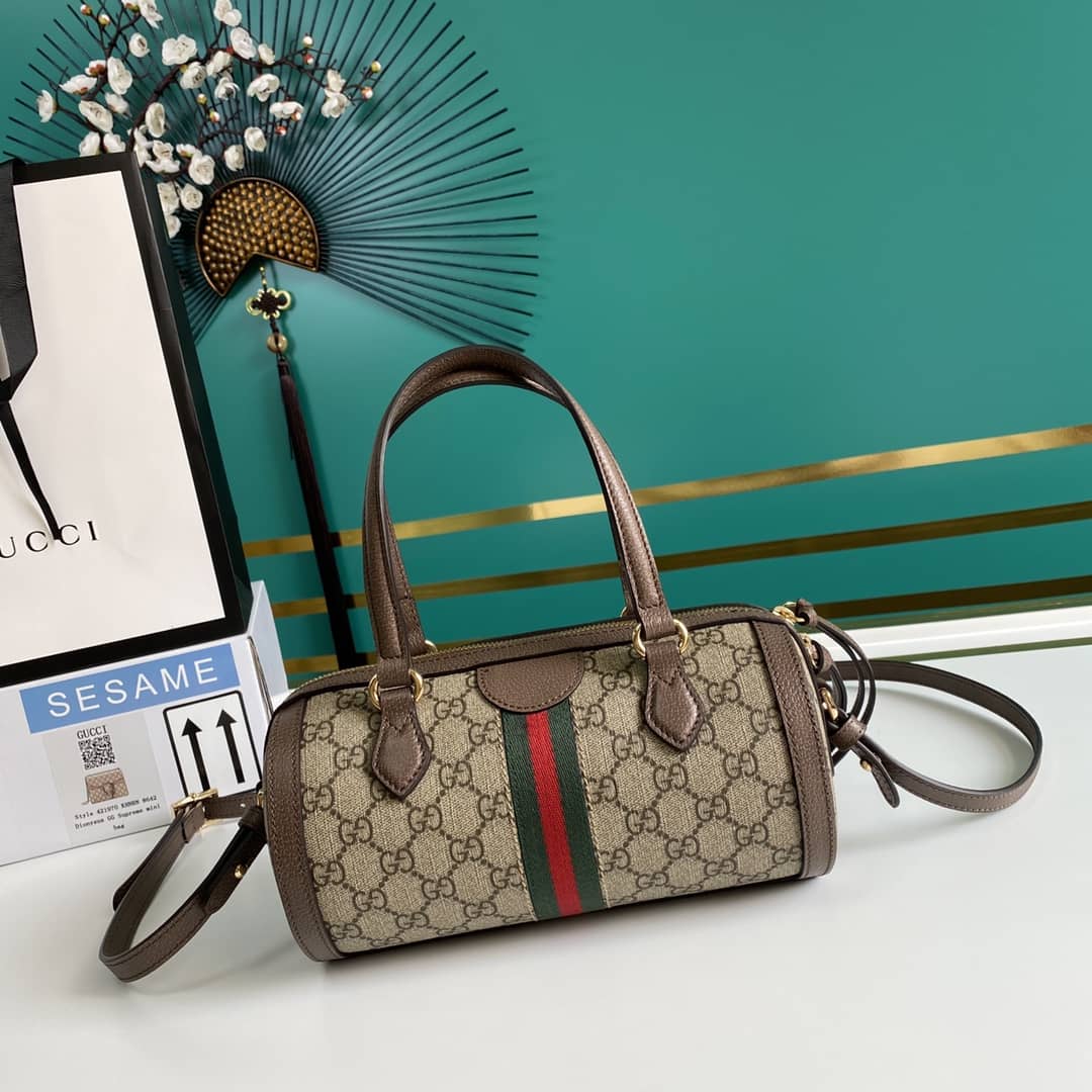Gucci Ophidia GG Small Boston Bag Replica 602577