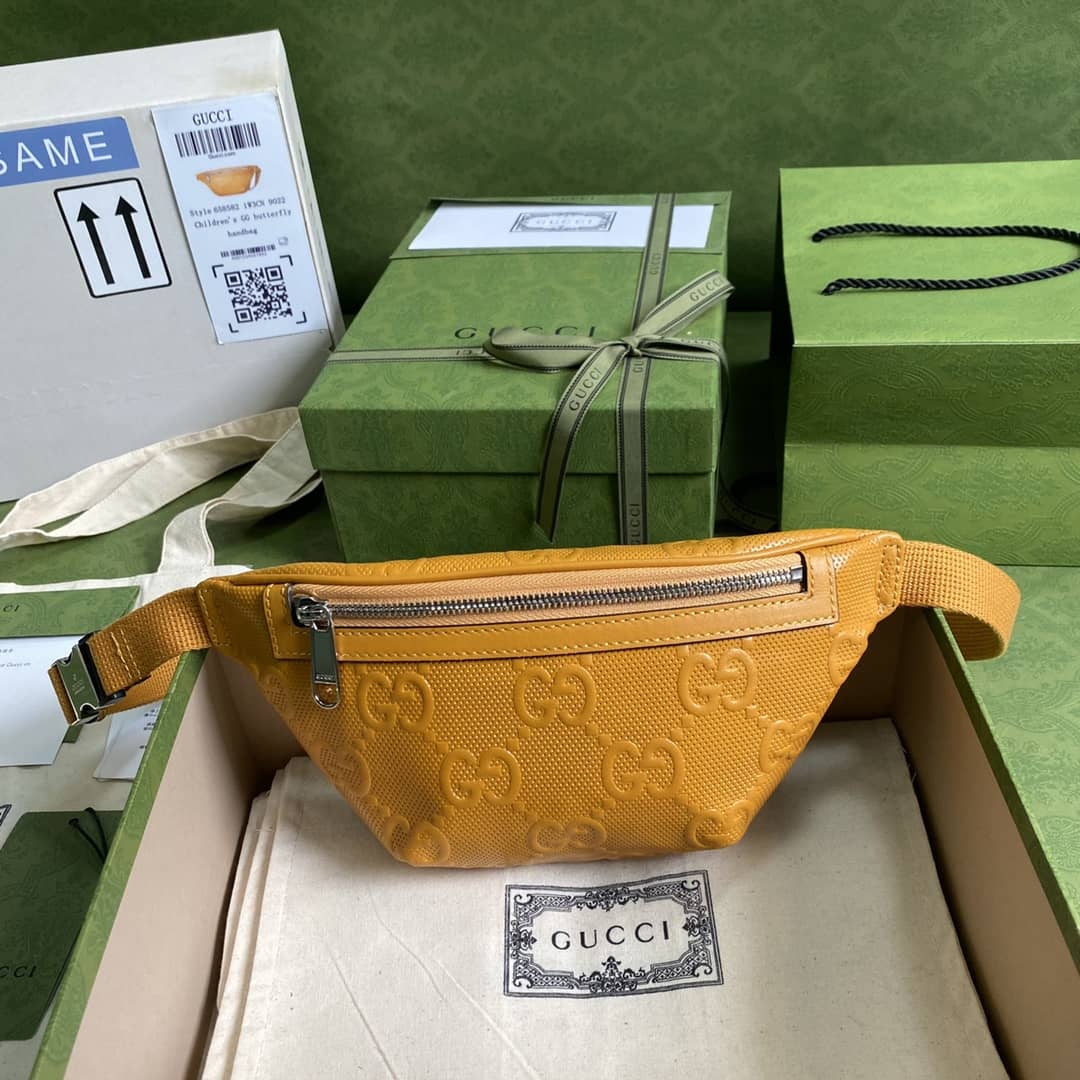 Gucci GG Embossed Belt Bag Replica 658582