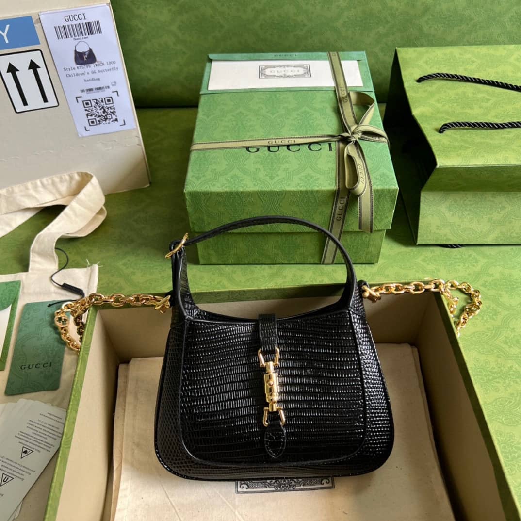 Gucci Jackie 1961 Mini Shoulder Bag Black 675799 Replica