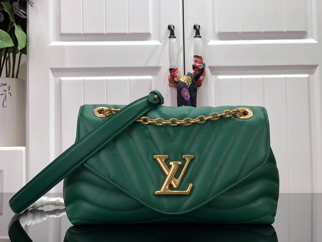 Louis Vuitton New Wave Chain Replica Bag H24 Green M58552