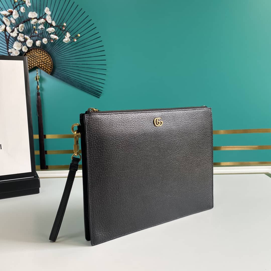 Gucci Marmont GG Leather Pouch Replica 547077
