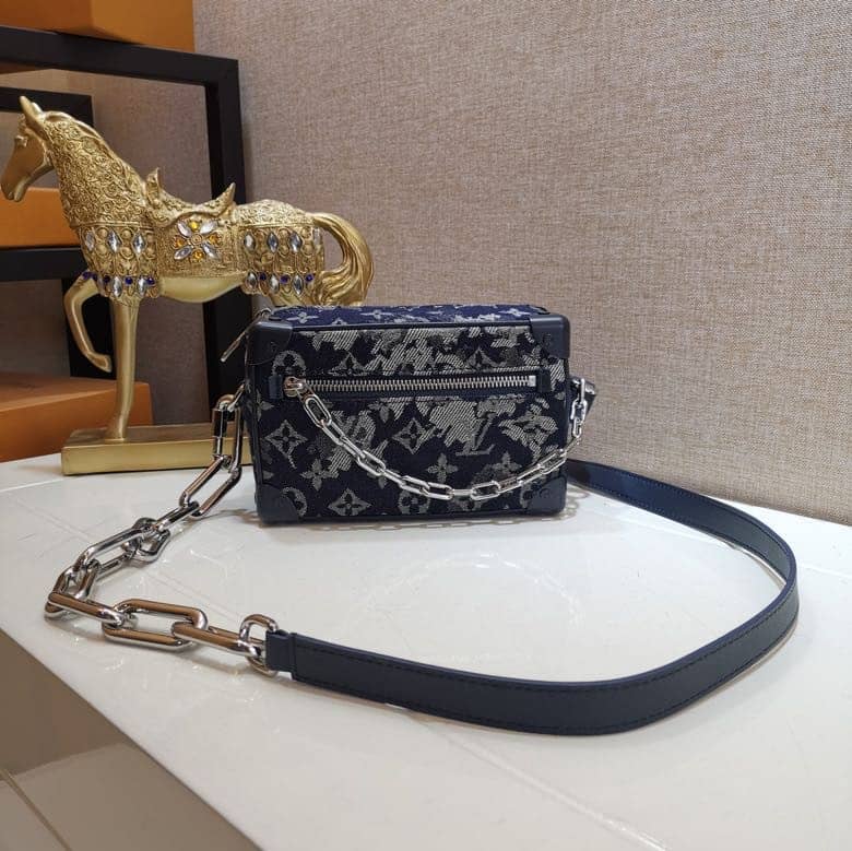 Louis Vuitton Mini Soft Trunk Monogram Tapestry Canvas Replica Bag M80033