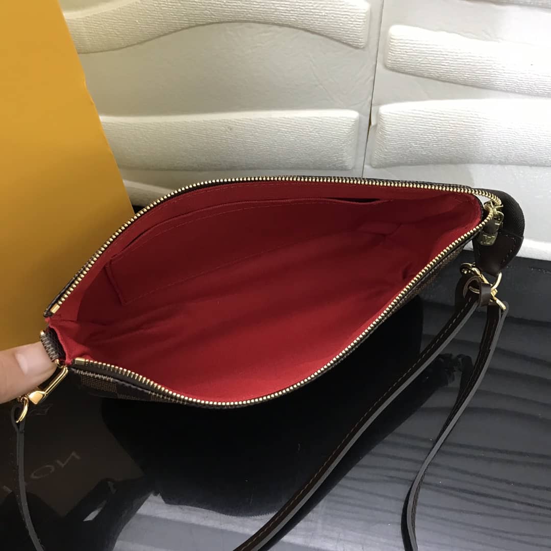 Louis Vuitton Replica Pochette Accessoires Canvas Brown M40712