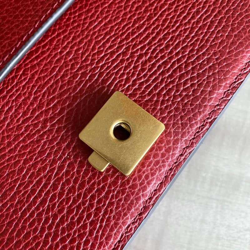 Gucci Dionysus Dupe GG Supreme Dionysus 2way Mini Chain Shoulder Bag Replica Red 421970