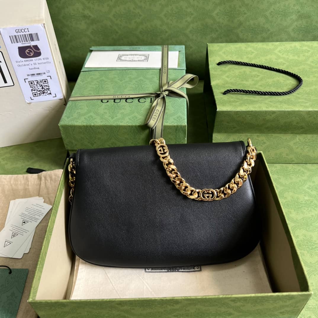 Gucci Blondie Black 699268 Replica Shoulder Bag