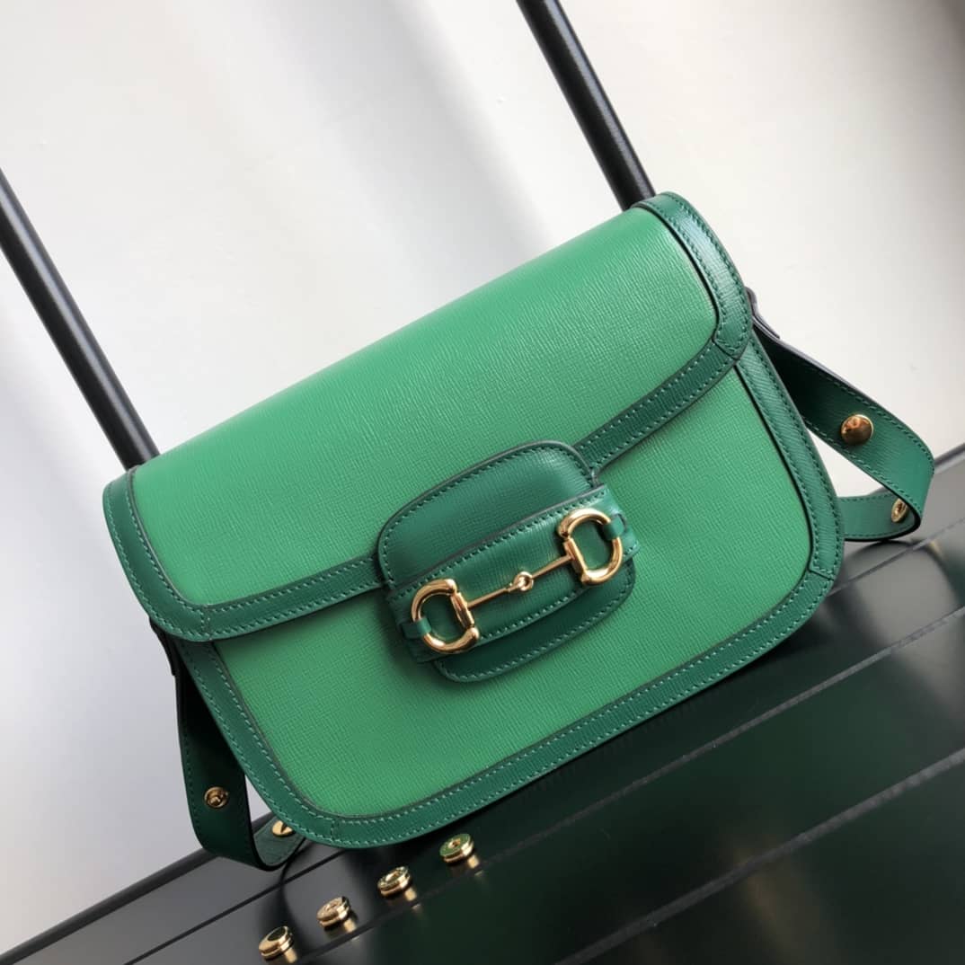 Gucci Horsebit 1955 Shoulder Bag Replica Green 602204