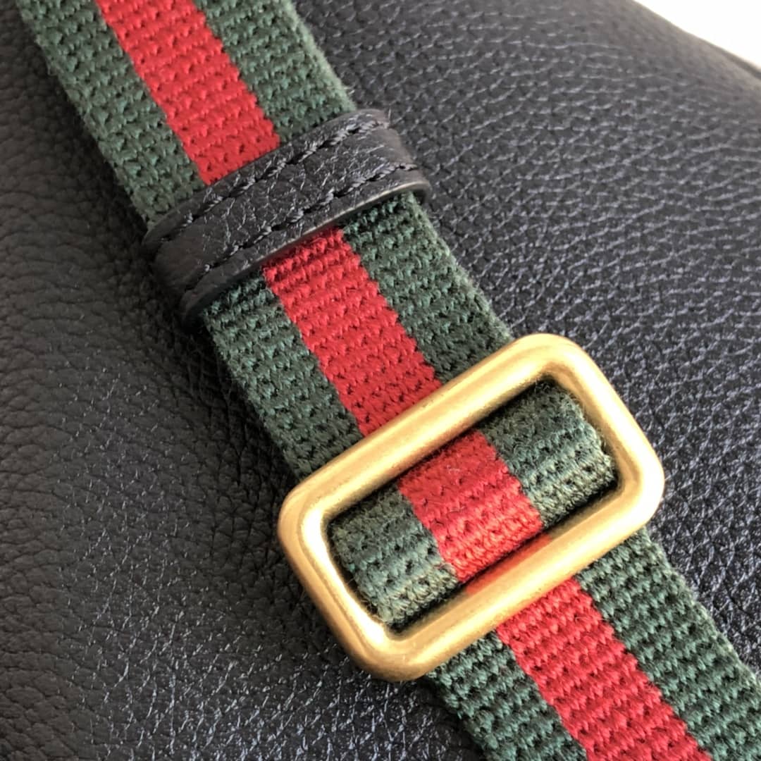 Gucci Print Small Waist Body Belt Bag Replica Black 527792