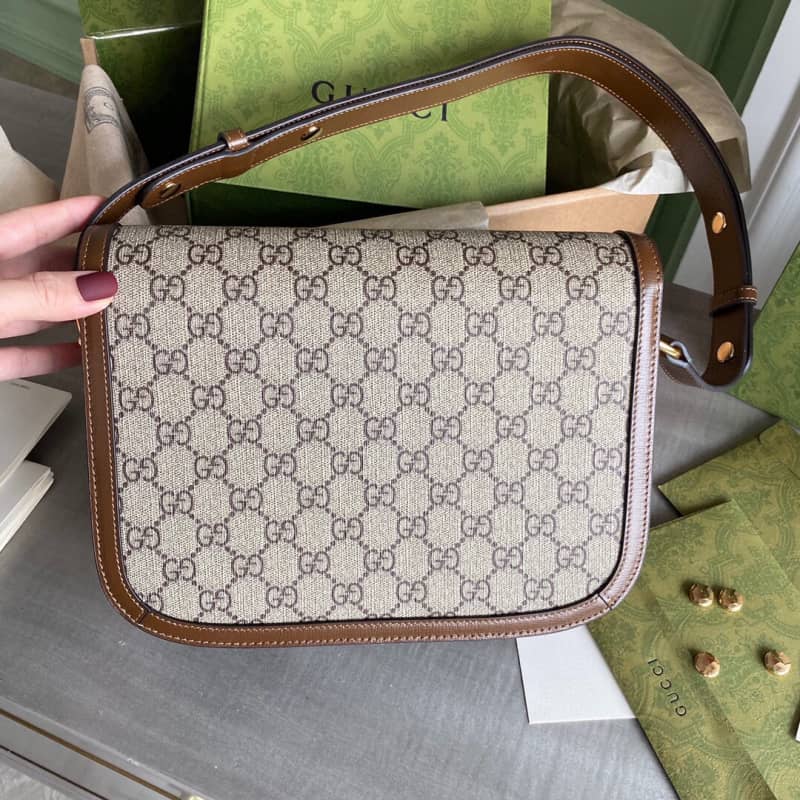 Gucci Horsebit 1955 Shoulder Bag Replica Brown 602204