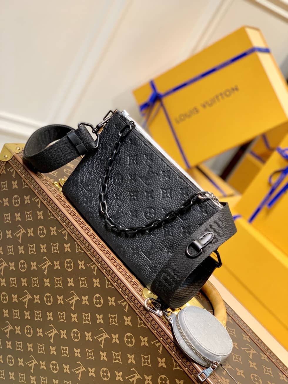 Louis Vuitton Trio Pouch Glitter Silver M59682 Replica