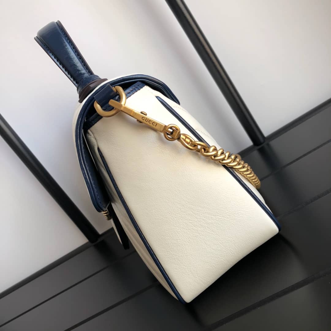 Gucci Marmont Dupe GG Marmont Replica Bag White 498100