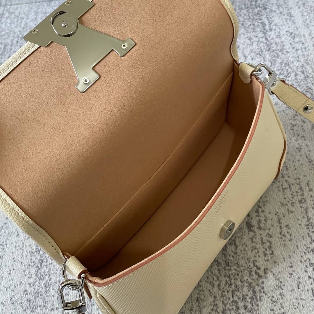 Louis Vuitton Buci Epi Leather White M59457 Replica Crossbody Bag