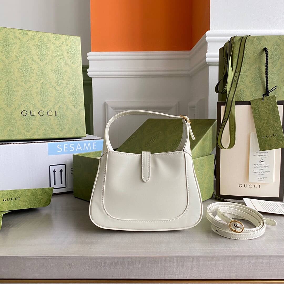 Gucci Jackie 1961 Mini Shoulder Bag Replica White 637091